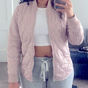 Blush Pink Bomber